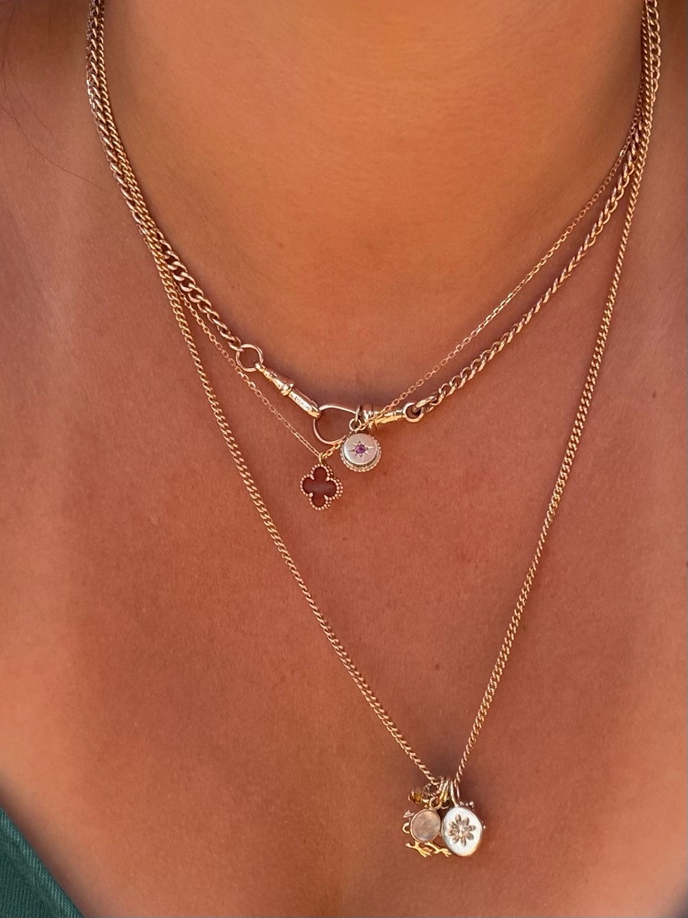 9k gold unoaerre tight curb chain - Picture 7 of 7